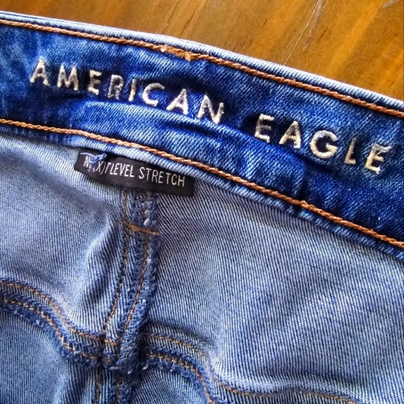 American Eagle Plus Size 22 Next Level Stretch Ripped 90% Cotton Skinny - Picture 3 of 5